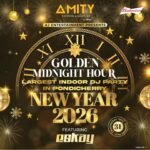 XII Golden Midnight Hour New Year 2026 @ Amity Sky Bistro