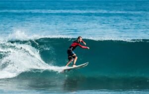 Serinity beach surfing