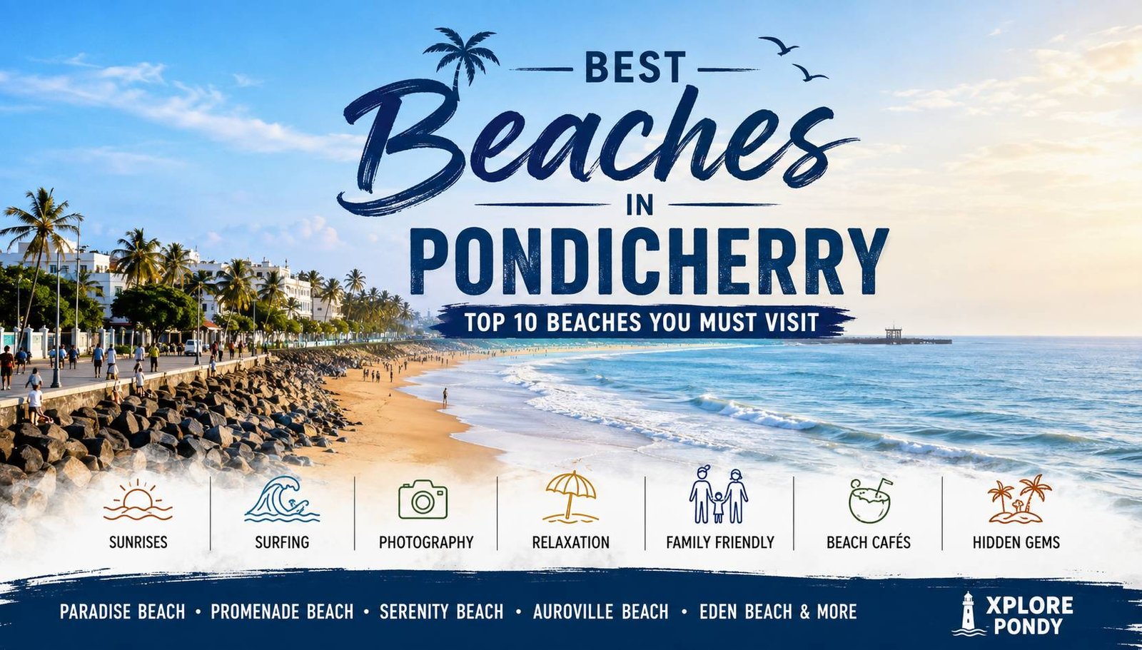 best beaches of pondicherry