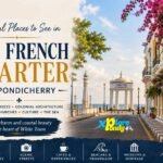 Beautiful French Quarter streets and colonial architecture in Pondicherry