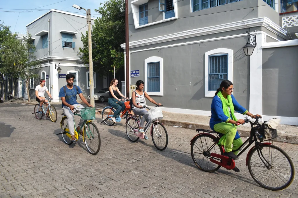 Bicycle tour Pondicherry