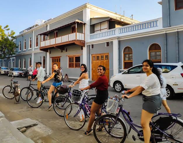 Bicycle tour Pondicherry